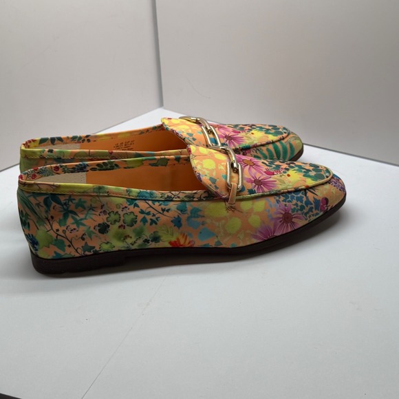 Franco Sarto Berola Floral Bit Loafers Womens 8.5M Multi Color Fabric BEROLA3 - Picture 3 of 11